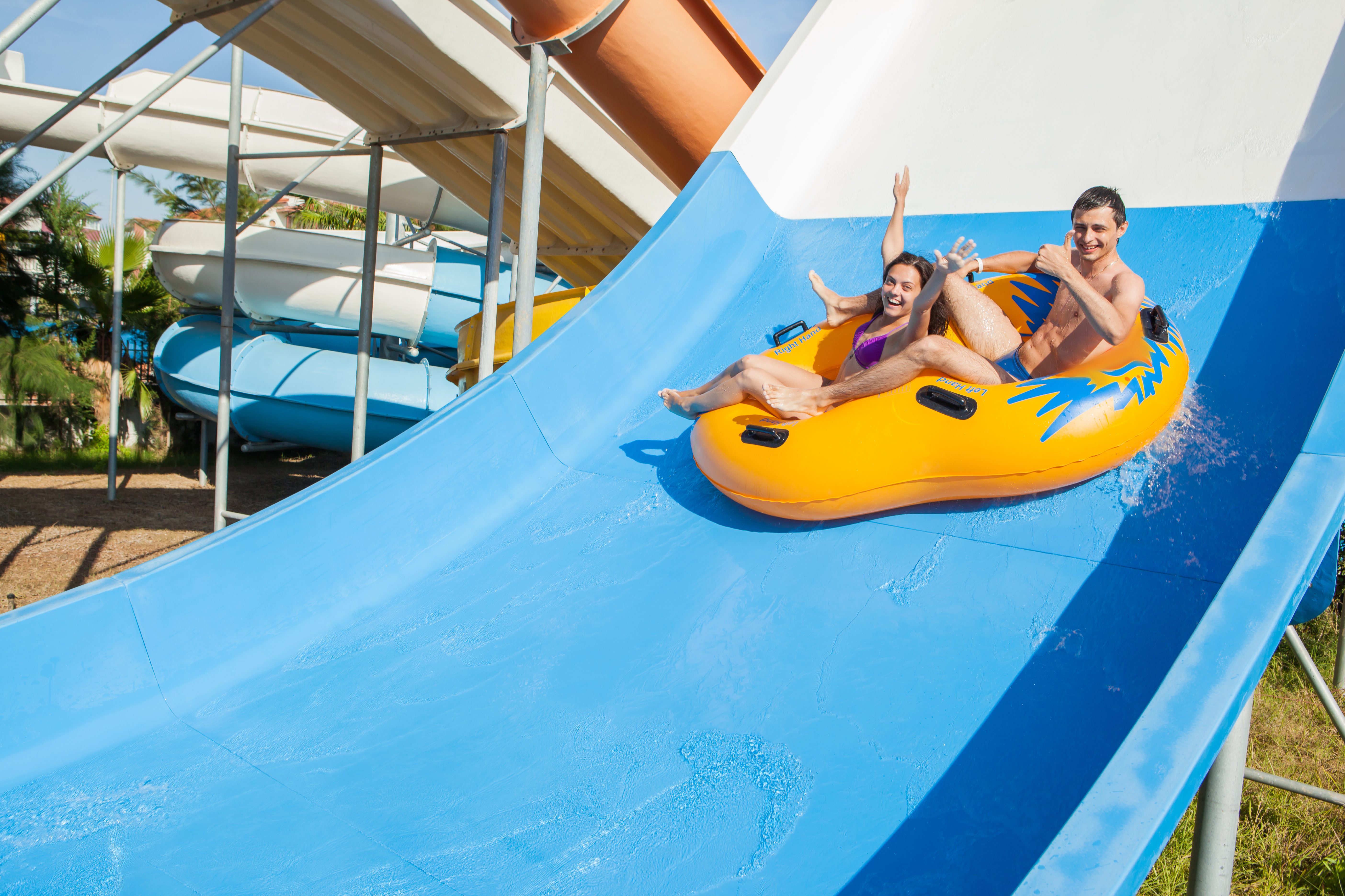 Wasserpark Rutsche